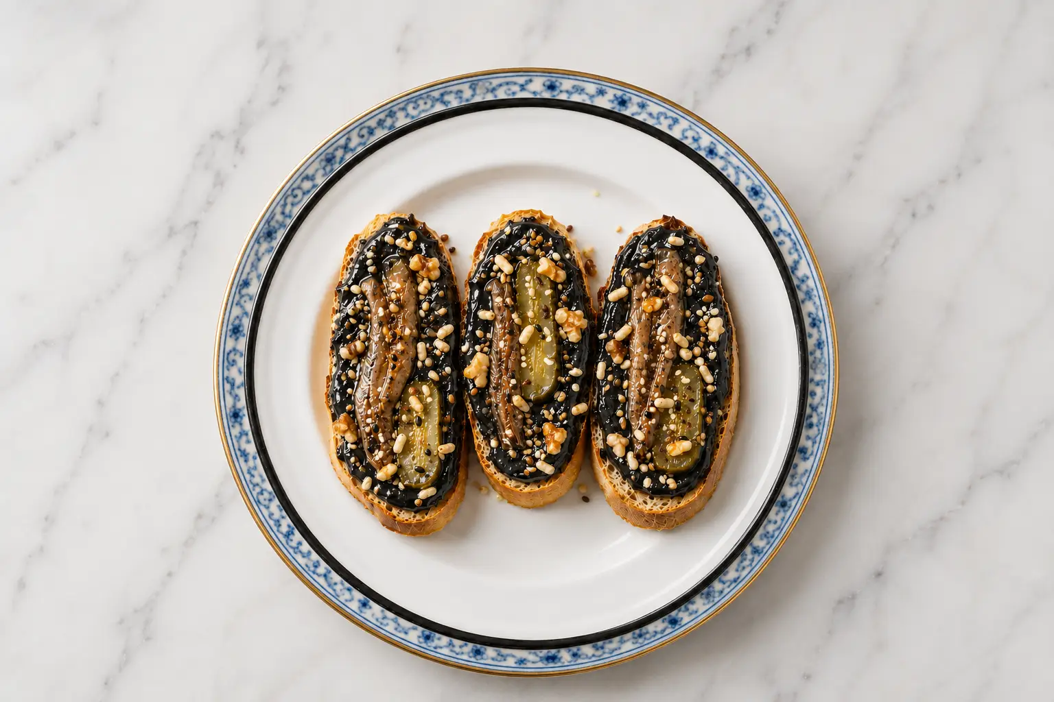 Crostini With Goan Anchovy